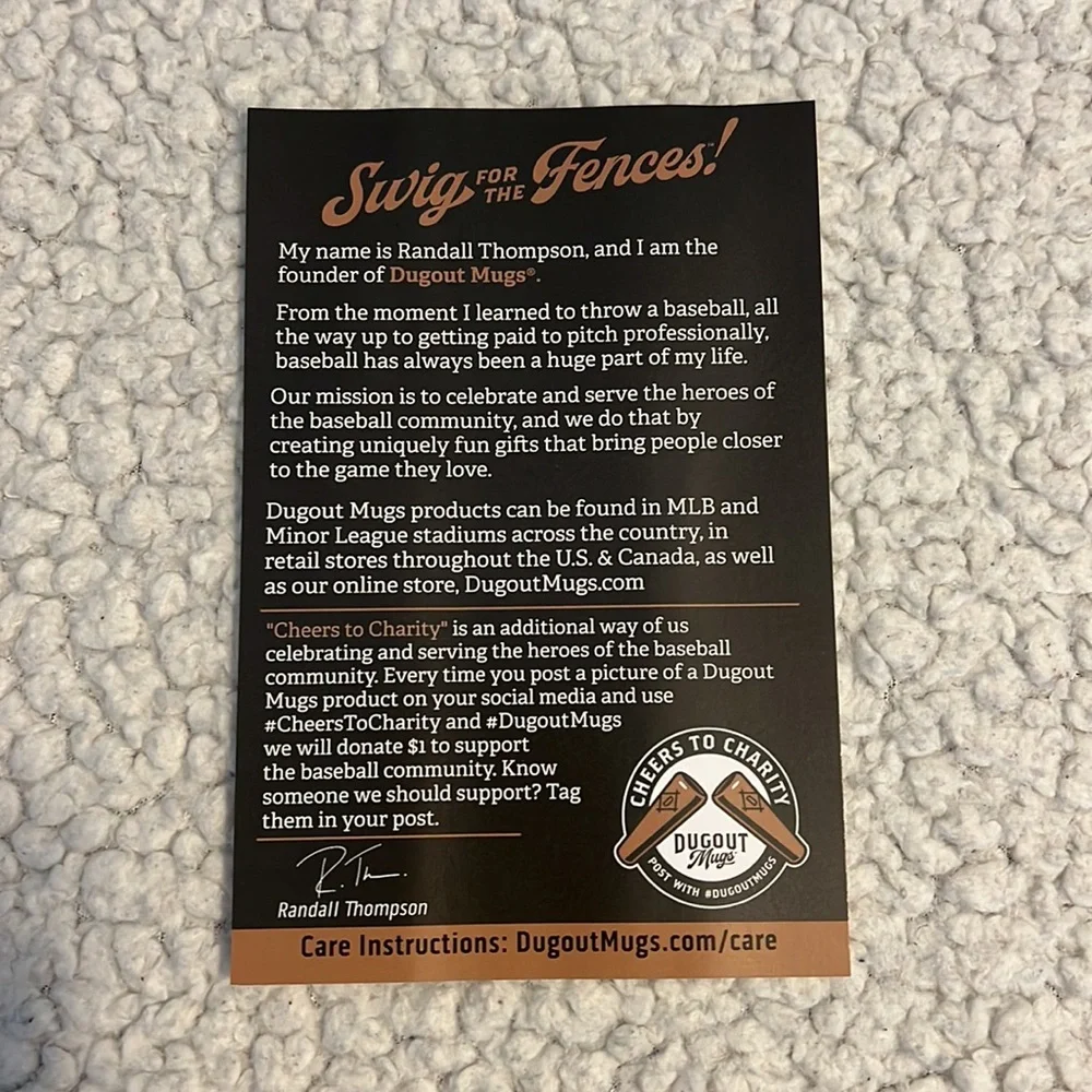 Washington Nationals Dugout Mug® | Baseball Bat Mug - Picture 2 of 6